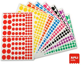 APLI kids Gommettes "Rond", grand conditionnement