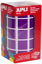 APLI Kids Gommette de couleur "carré", en rouleau, lila