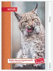 ROTH Hausaufgabenheft Tiere für clevere Faule "Luchs