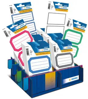 HERMA étiquettes livre Vario Schule, présentoir de comptoir