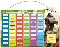 ROTH Klipp & Klar Stundenplan Steck-Fix "Tyrannosaurus
