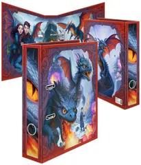 HERMA Classeur à motif "Dragons", A4, largeur du dos: 70 mm