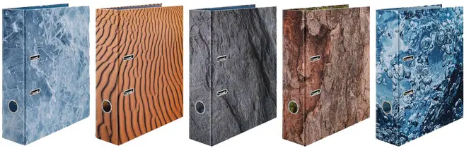 HERMA Assortiment de classeurs à motifs "Nature
