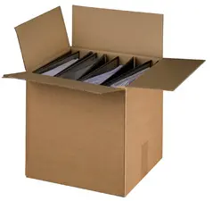 smartboxpro Carton d'expédition de classeur, marron, pour 4-