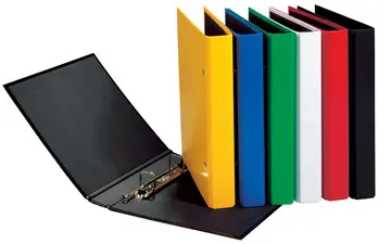 PAGNA classeur à anneaux "Basic Colours", noir, format A5,