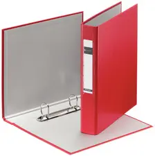 LEITZ Classeur à anneaux Standard, A5, rouge, mécanisme à 2