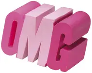 WESTCOTT Gomme en plastique OMG, rose