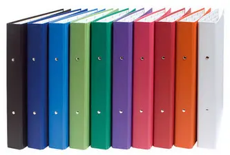 EXACOMPTA Classeur rembordé PP, A4, 2 anneaux, bleu