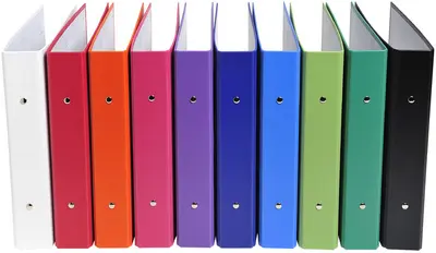 EXACOMPTA Classeur rembordé Opaque, 230 x 215 mm, 2 anneaux
