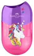 FABER-CASTELL Taille-crayon 2 trous "Licorne", rose/violet