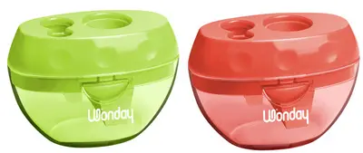 Wonday Taille-crayons "TAILL'TOU", 3 usages, assorti