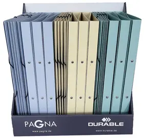 PAGNA Classeur à anneaux + chemises à élastiques