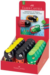 FABER-CASTELL Taille-crayon double "animaux", présentoir