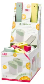 M+R Schuldisplay "Green Line Collection", sortiert