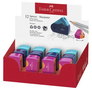 FABER-CASTELL Taille-crayon simple SLEEVE MINI, assorti