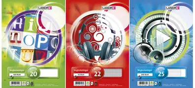 LANDRÉ Feuillets mobiles "pro terra" pour classeur, A4,