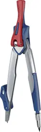 Maped Compas Stop System, en blister, bleu/rouge