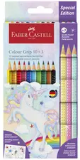 FABER-CASTELL Crayon de couleur triangulaire Colour, 10+3
