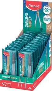 Maped Coffret compas STUDY SMILING PLANET, présentoir de 20