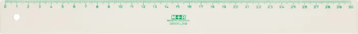M+R Règle "Green Line", 300 mm, en matériau biologique