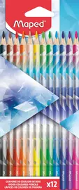 Maped Crayon de couleur ARCTIC, étui en carton de 12