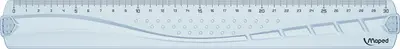 Maped Règle plate Geometric, 200 mm, en plastique