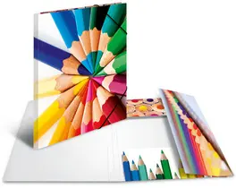HERMA Chemise à élastiques "Crayons", carton, A4