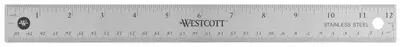 WESTCOTT Règle en métal avec dos en liège, longueur: 300 mm