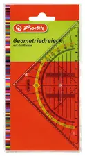 herlitz Equerre géométrique, hypoténuse: 160 mm, avec