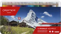 CARAN D'ACHE Crayon de couleur PRISMALO Aquarelle, 40 pièces