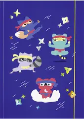 folia Carton à dessin HOTFOIL "NINJAS", A3
