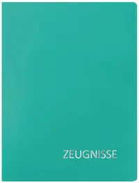 ROTH Zeugnismappe Basic, aus PP, DIN A4, türkis