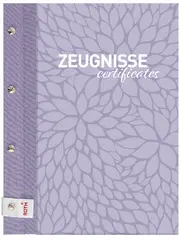ROTH Zeugnismappe Pattern mit Buchschrauben "Lila Paradise
