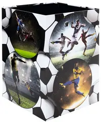 HERMA Corbeille à papier "Football", carton