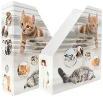 HERMA Porte-revue "Chats", A4, carton, (L)85 mm