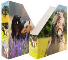 HERMA Porte-revue "Pré à chevaux", A4, carton, (L)85 mm