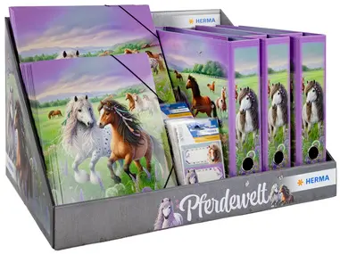 HERMA Série de motifs "Le monde des chevaux", présentoir
