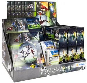 HERMA Série de motifs "Football", présentoir