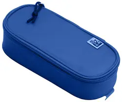Oxford Trousse, polyester, oval, bleu