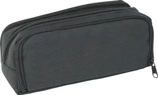 EBERHARD FABER Trousse, 3 compartiments, anthracite/noir