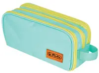 herlitz Trousse à deux compartiments université, menthe/