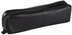 Clairefontaine Trousse rectangulaire, cuir noir