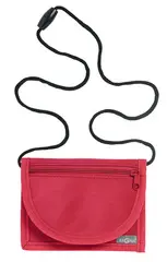 PAGNA Pochette tour de cou, nylon, rouge