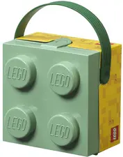 LEGO Boîte à goûter avec poignée, vert sable