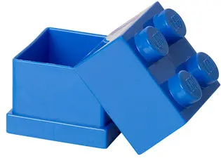 LEGO Boîte à snack MINI BOX 4, 60 ml, bleu