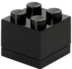 LEGO Boîte à snack MINI BOX 4, 60 ml, noir