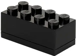 LEGO Boîte à snack MINI BOX 8, 110 ml, noir