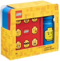 LEGO Gourde + Boîte à goûter LUNCH SET ICONIC, rouge/bleu