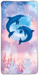 ROTH Serviette de bain pour enfants "Dauphins
