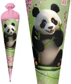 ROTH Schultüte "Panda", rund, 700 mm